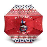 Norway Christmas Umbrella Lovely Nordic Gnome - Wonder Print Shop