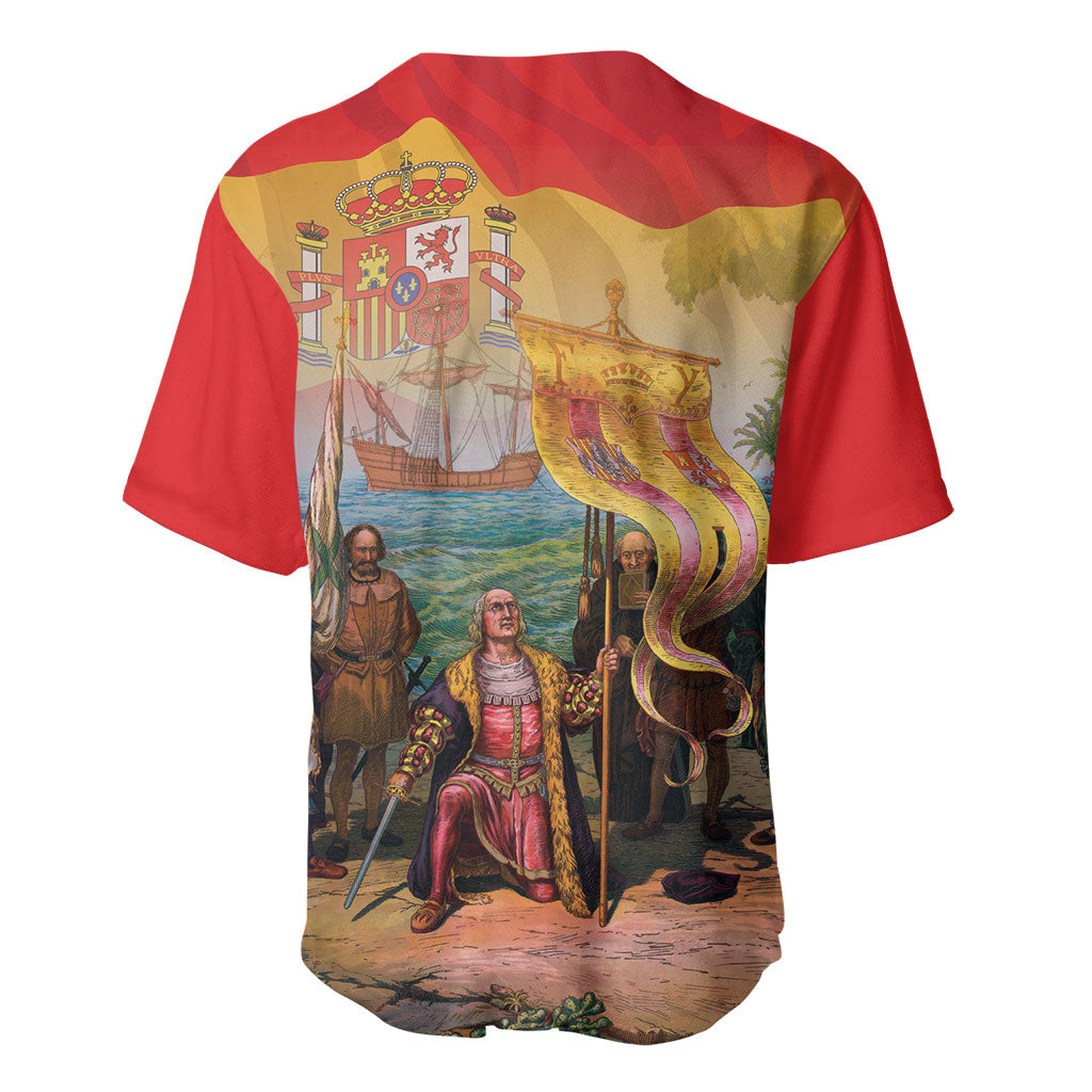 Spain National Day Baseball Jersey Christopher Columbus Discovery 1492