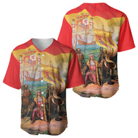 Spain National Day Baseball Jersey Christopher Columbus Discovery 1492