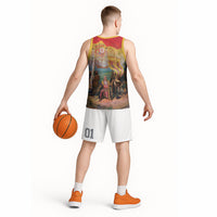 Spain National Day Basketball Jersey Christopher Columbus Discovery 1492