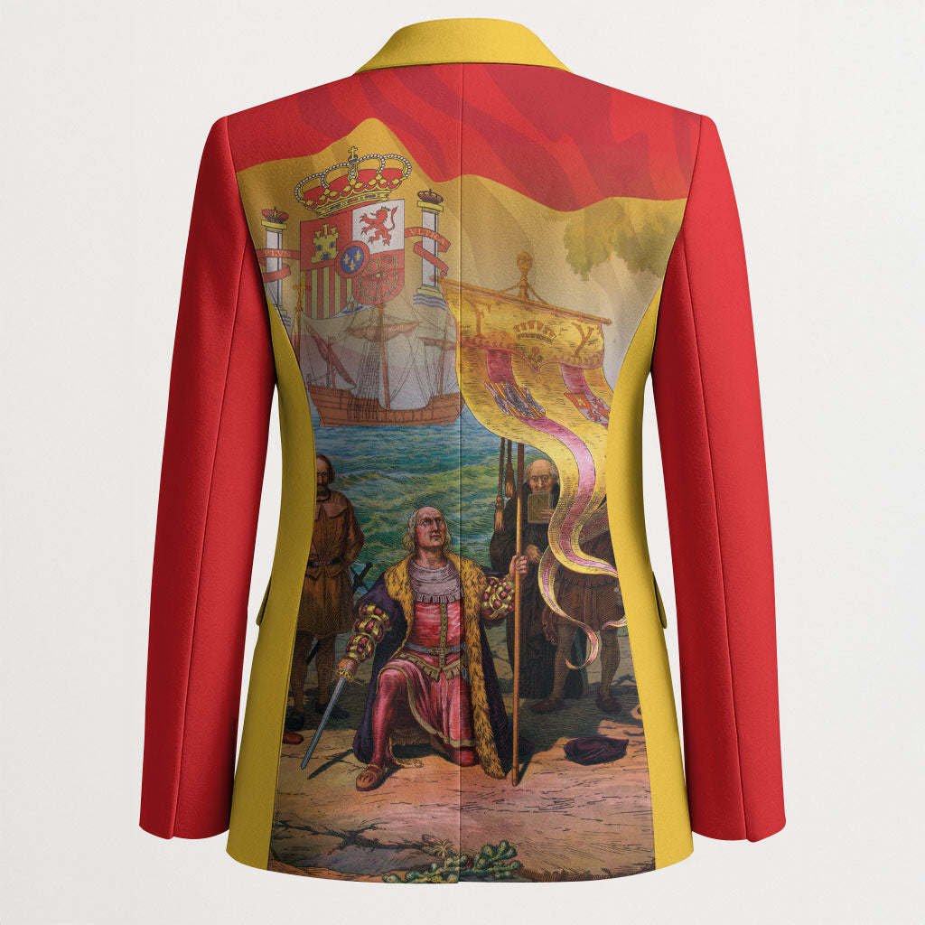 Spain National Day Blazer Christopher Columbus Discovery 1492