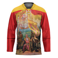 Spain National Day Hockey Jersey Christopher Columbus Discovery 1492