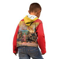 Spain National Day Kid Hoodie Christopher Columbus Discovery 1492