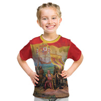 Spain National Day Kid T Shirt Christopher Columbus Discovery 1492