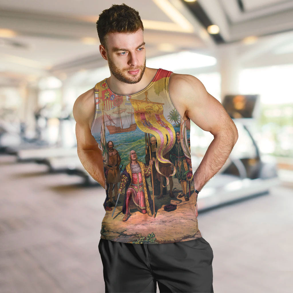 Spain National Day Men Tank Top Christopher Columbus Discovery 1492