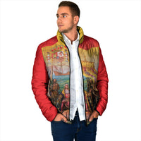 Spain National Day Padded Jacket Christopher Columbus Discovery 1492