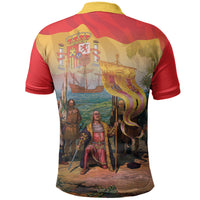 Spain National Day Polo Shirt Christopher Columbus Discovery 1492