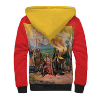Spain National Day Sherpa Hoodie Christopher Columbus Discovery 1492
