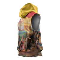 Spain National Day Sleeveless Hoodie Christopher Columbus Discovery 1492