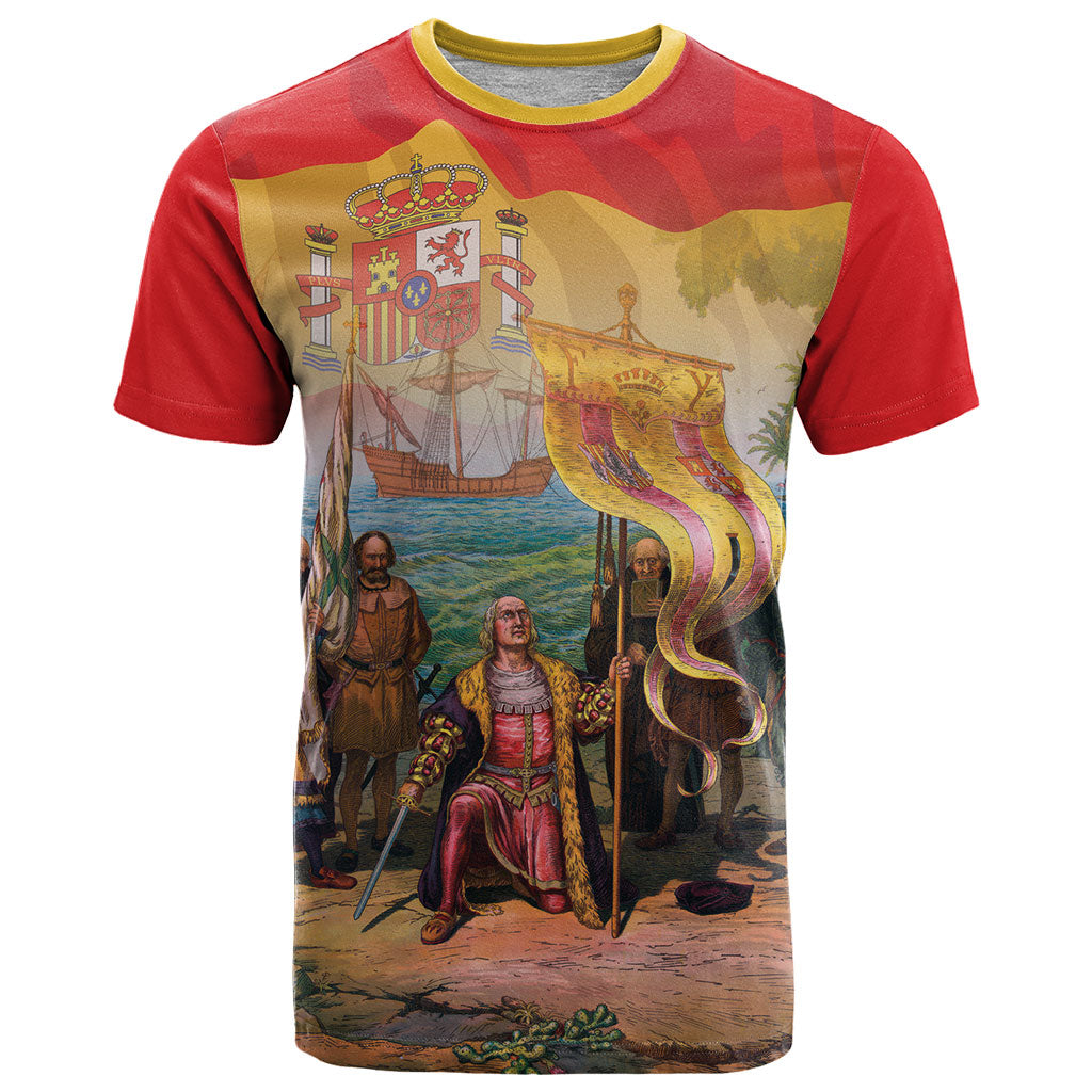 Spain National Day T Shirt Christopher Columbus Discovery 1492