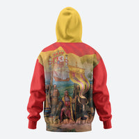 Spain National Day Zip Hoodie Christopher Columbus Discovery 1492