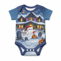 Halloween Christmas Baby Onesie Funny Ghost Santa Christmas