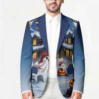 Halloween Christmas Blazer Funny Ghost Santa Christmas