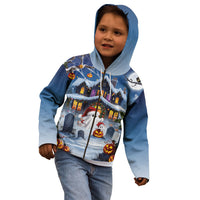 Halloween Christmas Kid Hoodie Funny Ghost Santa Christmas