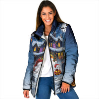 Halloween Christmas Padded Jacket Funny Ghost Santa Christmas