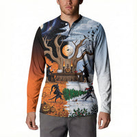 Halloween transitions into Christmas Button Sweatshirt Witches And Black Cat