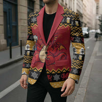 Carmarthenshire Wales Christmas Blazer Funny Welsh Red Dragon Beer Xmas - Wonder Print Shop