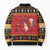 Carmarthenshire Wales Christmas Bomber Puffer Jacket Funny Welsh Red Dragon Beer Xmas - Wonder Print Shop