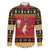 Carmarthenshire Wales Christmas Family Matching Off The Shoulder Long Sleeve Dress and Hawaiian Shirt Funny Welsh Red Dragon Beer Xmas - Wonder Print Shop