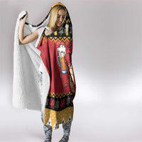 Carmarthenshire Wales Christmas Hooded Blanket Funny Welsh Red Dragon Beer Xmas - Wonder Print Shop