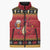 Carmarthenshire Wales Christmas Sleeveless Puffer Jacket Funny Welsh Red Dragon Beer Xmas - Wonder Print Shop
