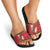 Carmarthenshire Wales Christmas Slide Sandals Funny Welsh Red Dragon Beer Xmas - Wonder Print Shop