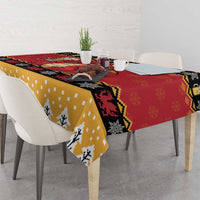 Carmarthenshire Wales Christmas Tablecloth Funny Welsh Red Dragon Beer Xmas - Wonder Print Shop