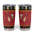 Carmarthenshire Wales Christmas Tumbler Cup Funny Welsh Red Dragon Beer Xmas - Wonder Print Shop