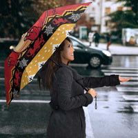 Carmarthenshire Wales Christmas Umbrella Funny Welsh Red Dragon Beer Xmas - Wonder Print Shop