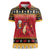 Carmarthenshire Wales Christmas Women Polo Shirt Funny Welsh Red Dragon Beer Xmas - Wonder Print Shop