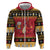 Carmarthenshire Wales Christmas Zip Hoodie Funny Welsh Red Dragon Beer Xmas - Wonder Print Shop