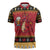 Carmarthenshire Wales Christmas Zipper Polo Shirt Funny Welsh Red Dragon Beer Xmas - Wonder Print Shop