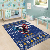 US Navy 250th Anniversary Veteran Area Rug - Wonder Print Shop