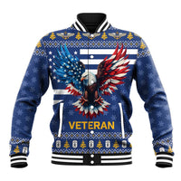 US Navy 250th Anniversary Veteran Baseball Jacket - Wonder Print Shop