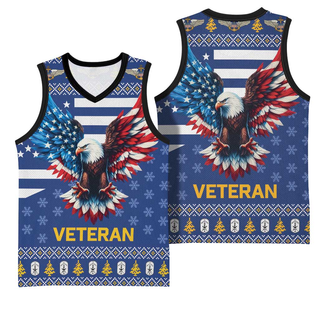 US Navy 250th Anniversary Veteran Basketball Jersey - Wonder Print Shop