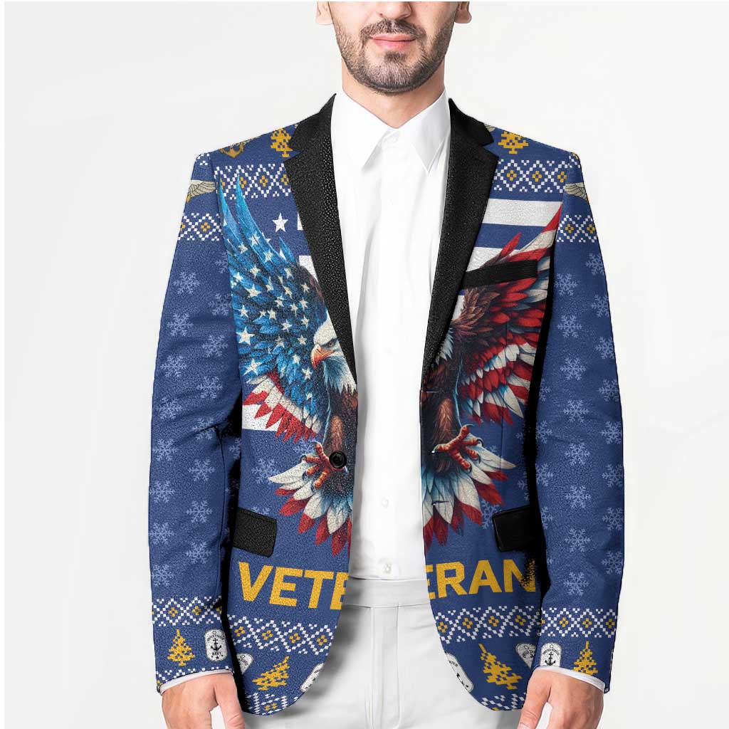 US Navy 250th Anniversary Veteran Blazer - Wonder Print Shop