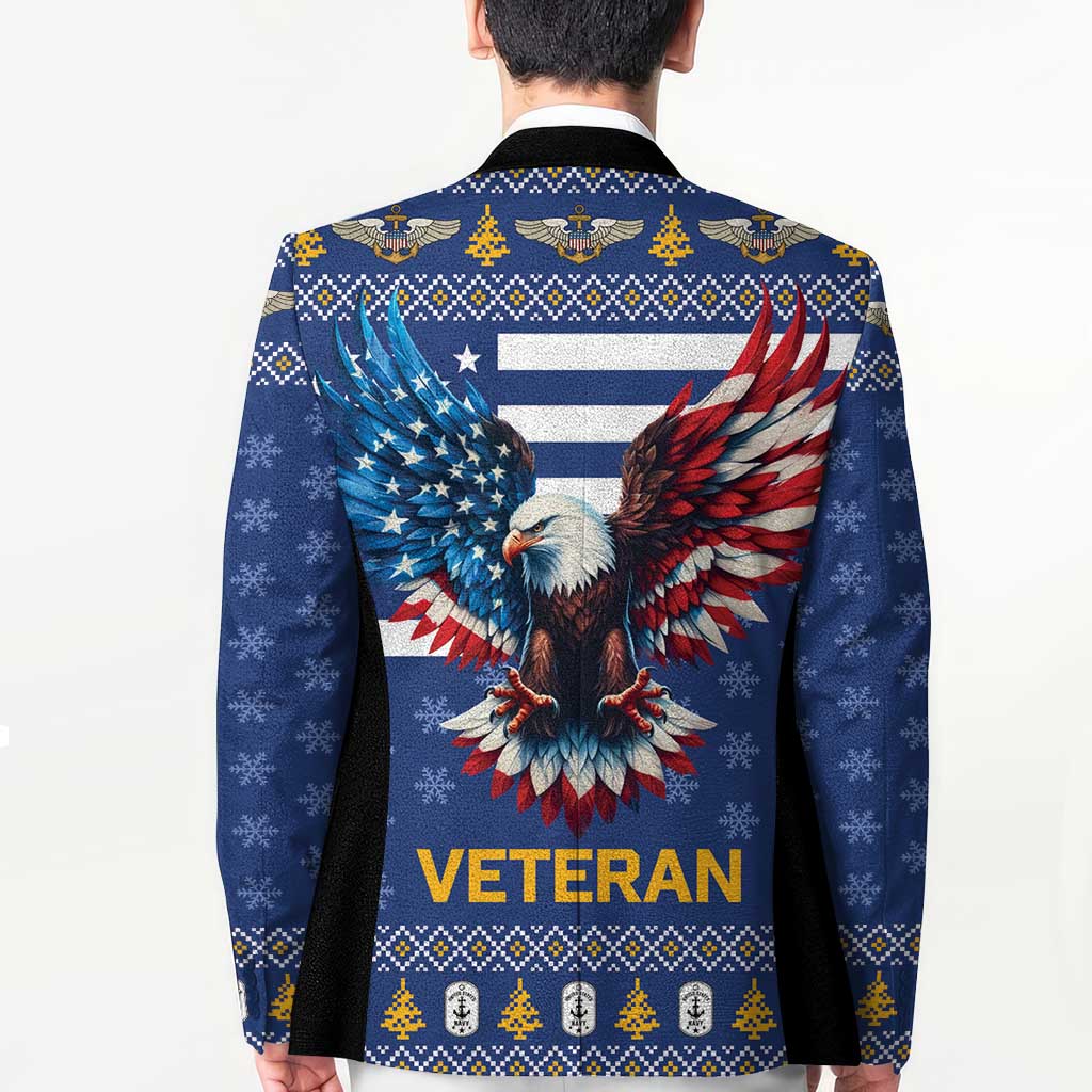 US Navy 250th Anniversary Veteran Blazer - Wonder Print Shop