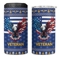 US Navy 250th Anniversary Veteran 4 in 1 Can Cooler Tumbler - Wonder Print Shop