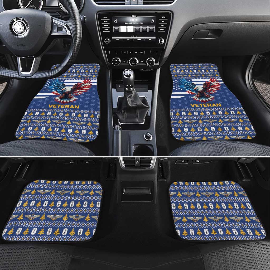 US Navy 250th Anniversary Veteran Car Mats - Wonder Print Shop