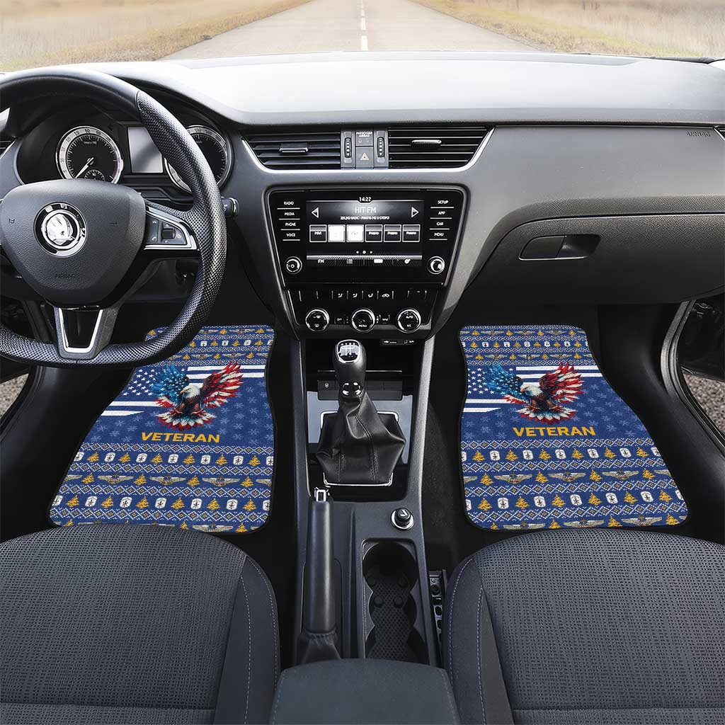 US Navy 250th Anniversary Veteran Car Mats - Wonder Print Shop