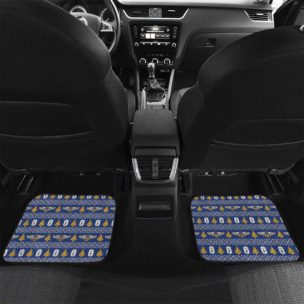 US Navy 250th Anniversary Veteran Car Mats - Wonder Print Shop