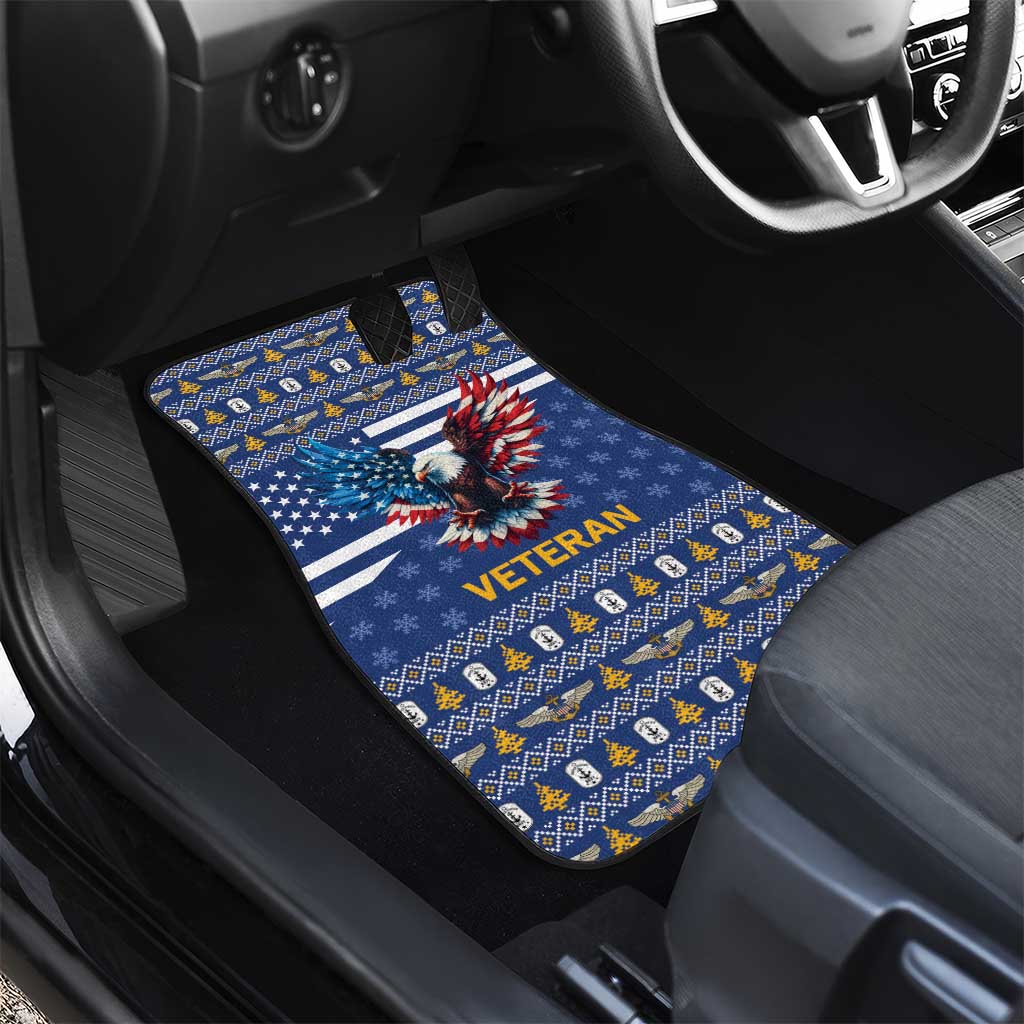 US Navy 250th Anniversary Veteran Car Mats - Wonder Print Shop