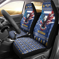 US Navy 250th Anniversary Veteran Car Seat Cover - Wonder Print Shop