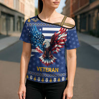 US Navy 250th Anniversary Veteran Cross Shoulder Shirt - Wonder Print Shop