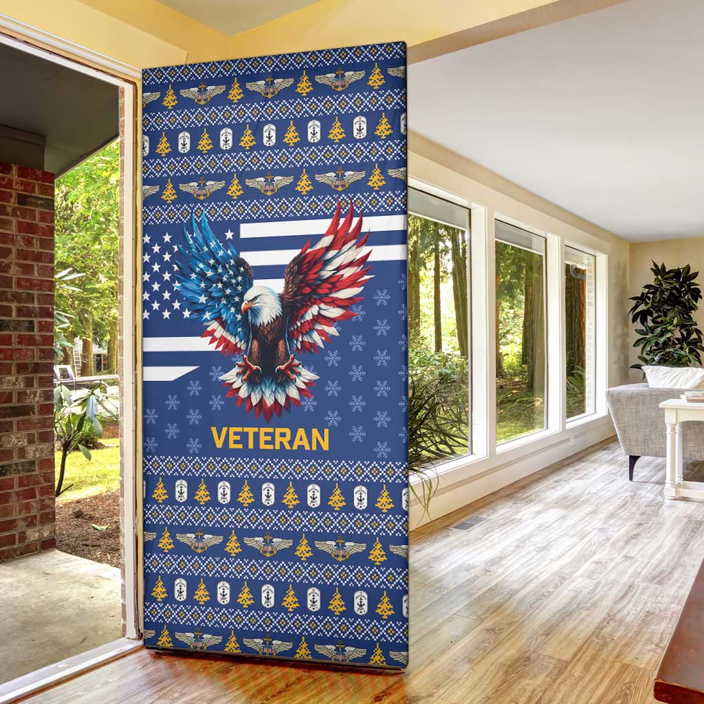 US Navy 250th Anniversary Veteran Door Cover - Wonder Print Shop