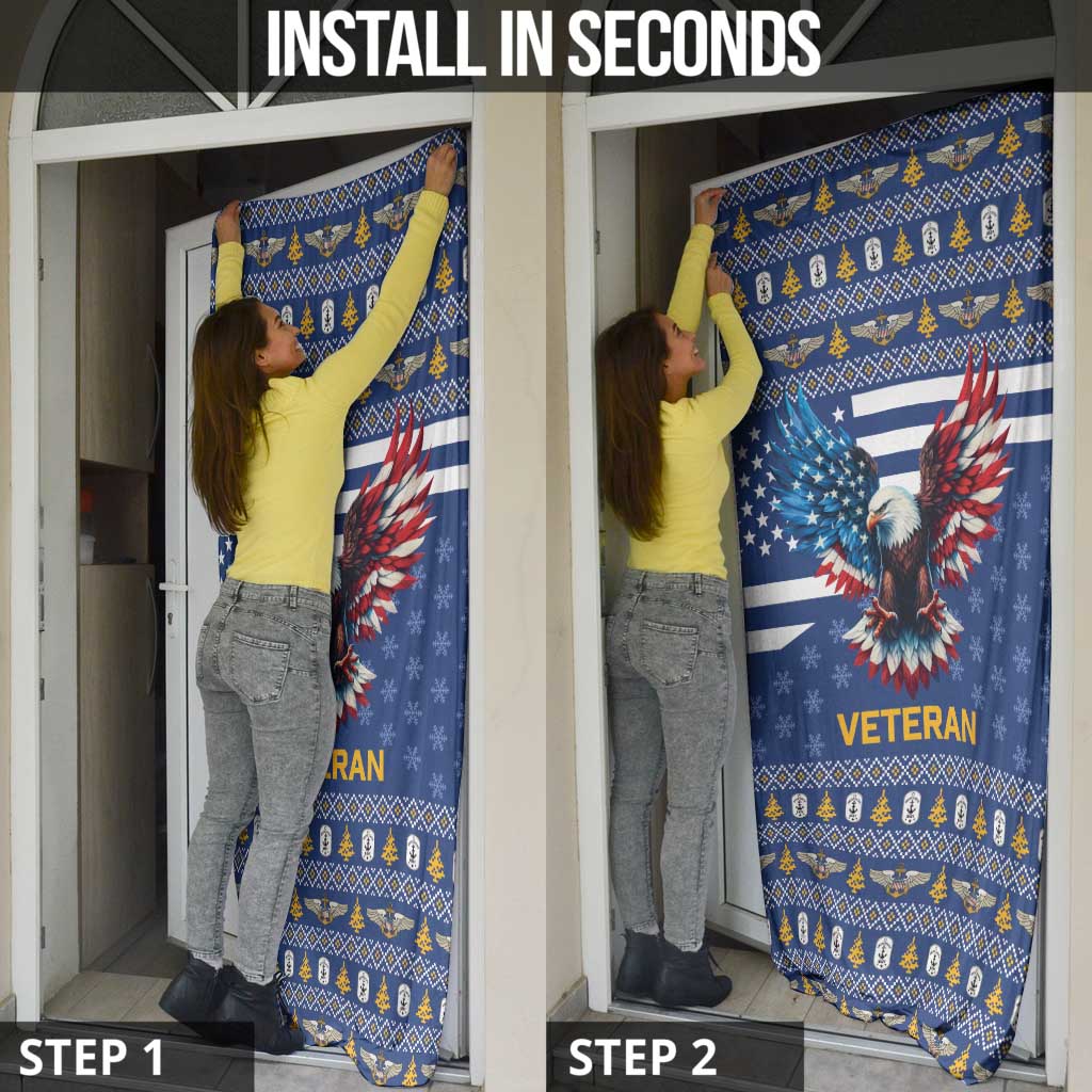 US Navy 250th Anniversary Veteran Door Cover - Wonder Print Shop