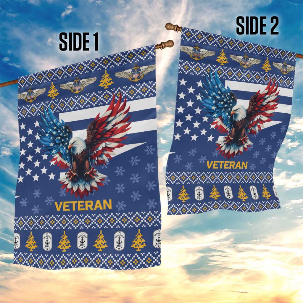 US Navy 250th Anniversary Veteran Garden Flag - Wonder Print Shop
