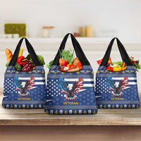 US Navy 250th Anniversary Veteran Grocery Bag - Wonder Print Shop