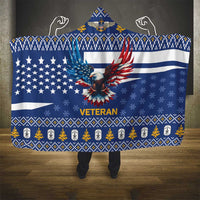 US Navy 250th Anniversary Veteran Hooded Blanket - Wonder Print Shop