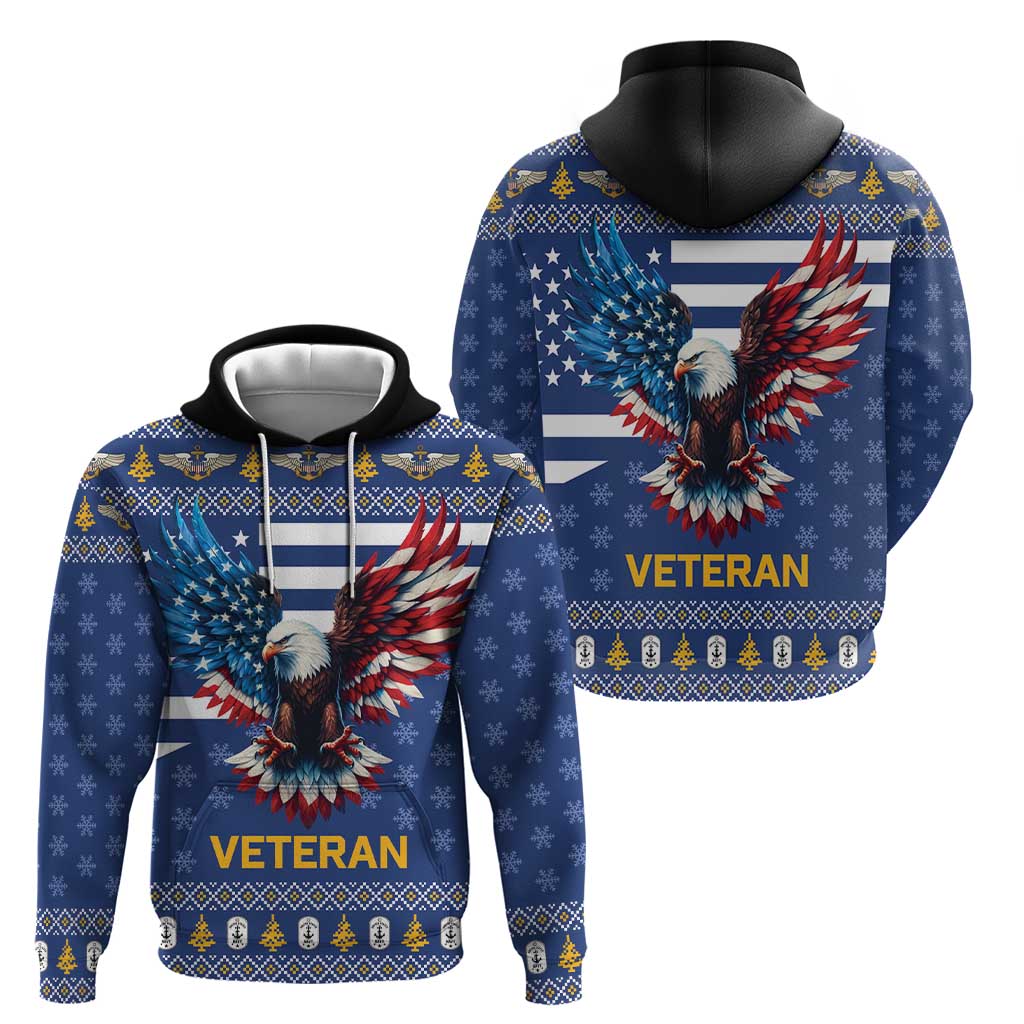 US Navy 250th Anniversary Veteran Hoodie - Wonder Print Shop